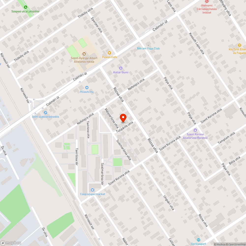 Kátyú a keréknyomban bejelentés helye