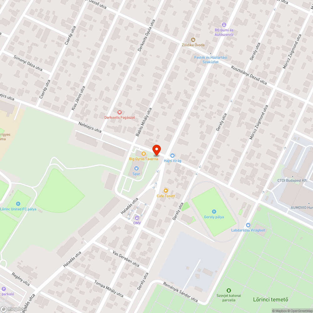 Óriási fű és gaz bejelentés helye