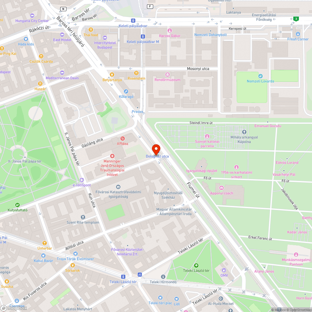 Építési törmelék bejelentés helye