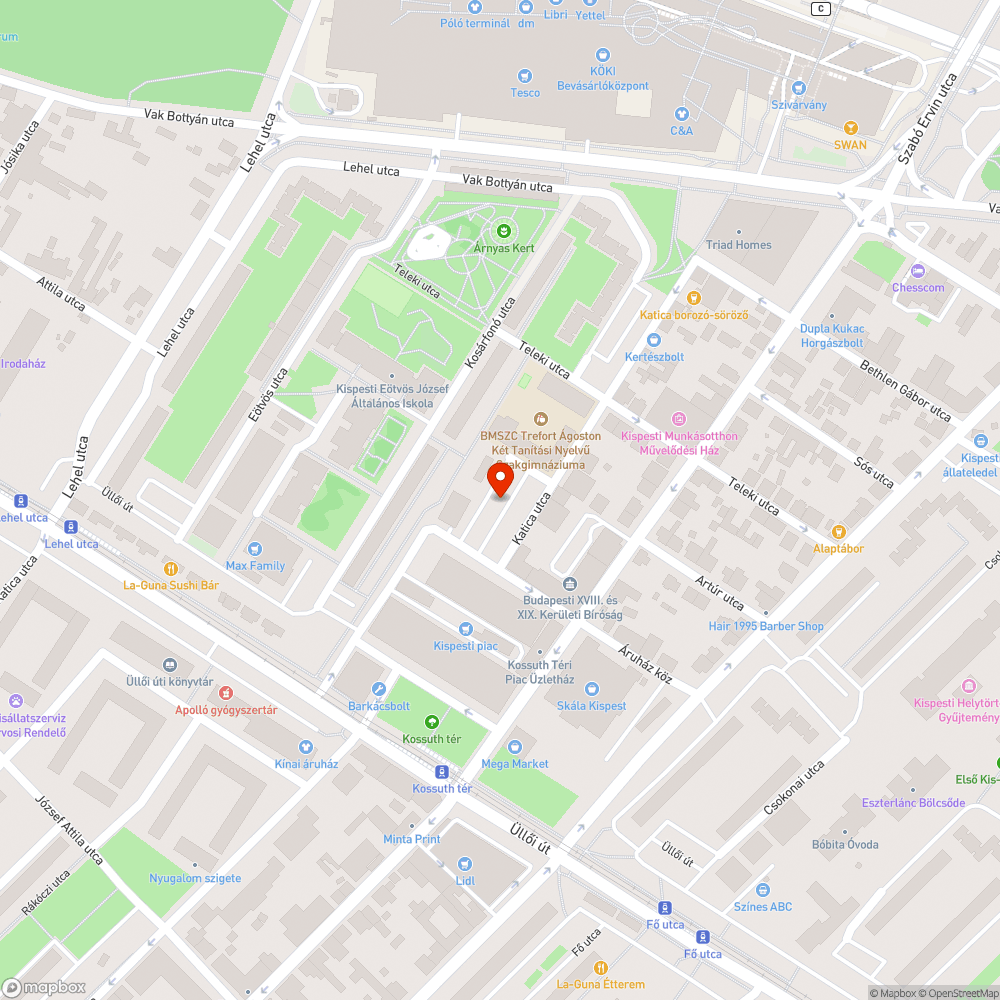 Parkolóhelyek ki (nem) jelölése bejelentés helye