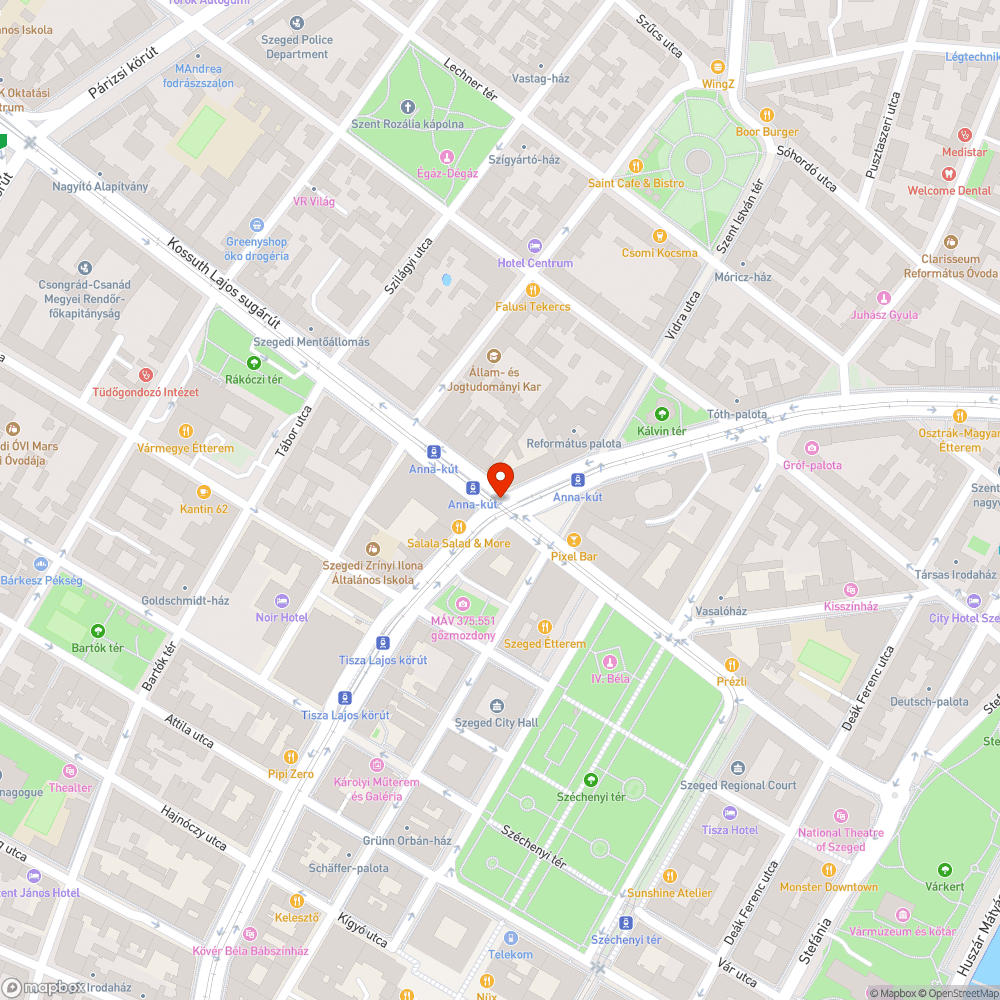 Nem működő jelzőlámpa bejelentés helye