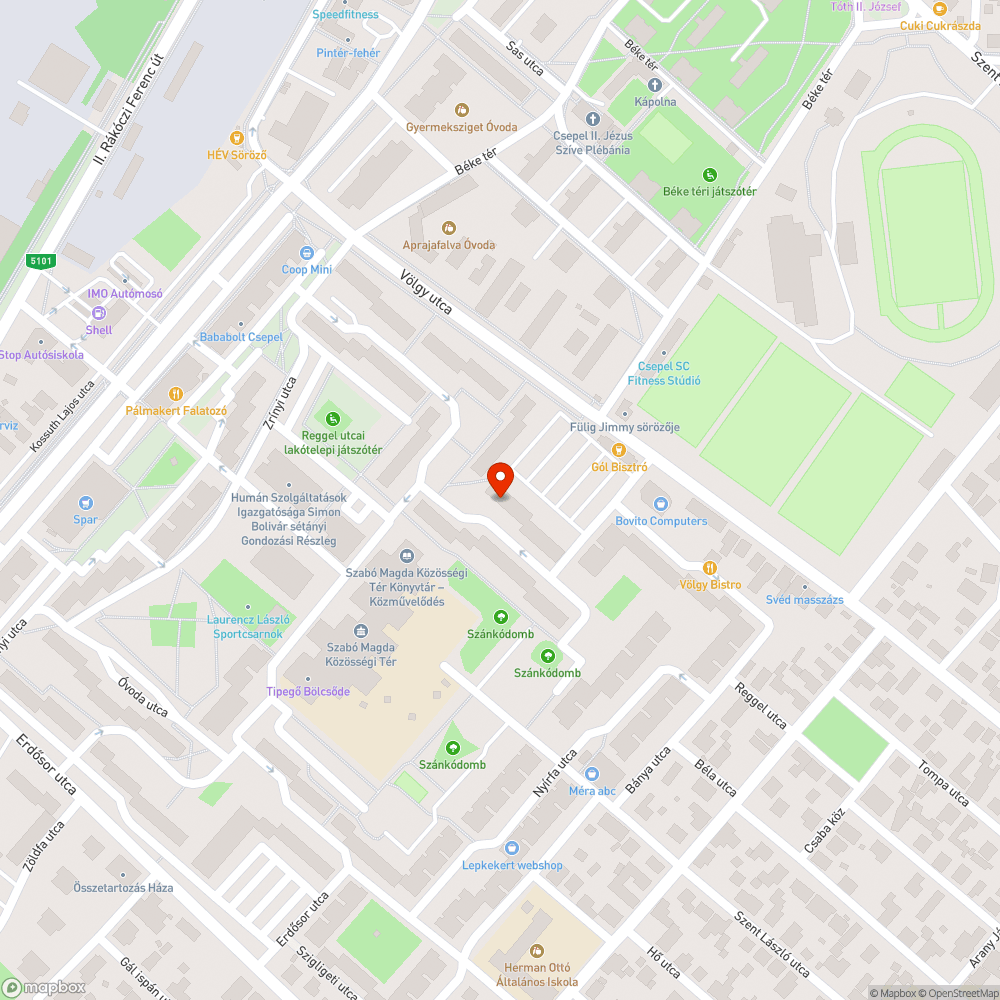 Iszonyú bejelentés helye