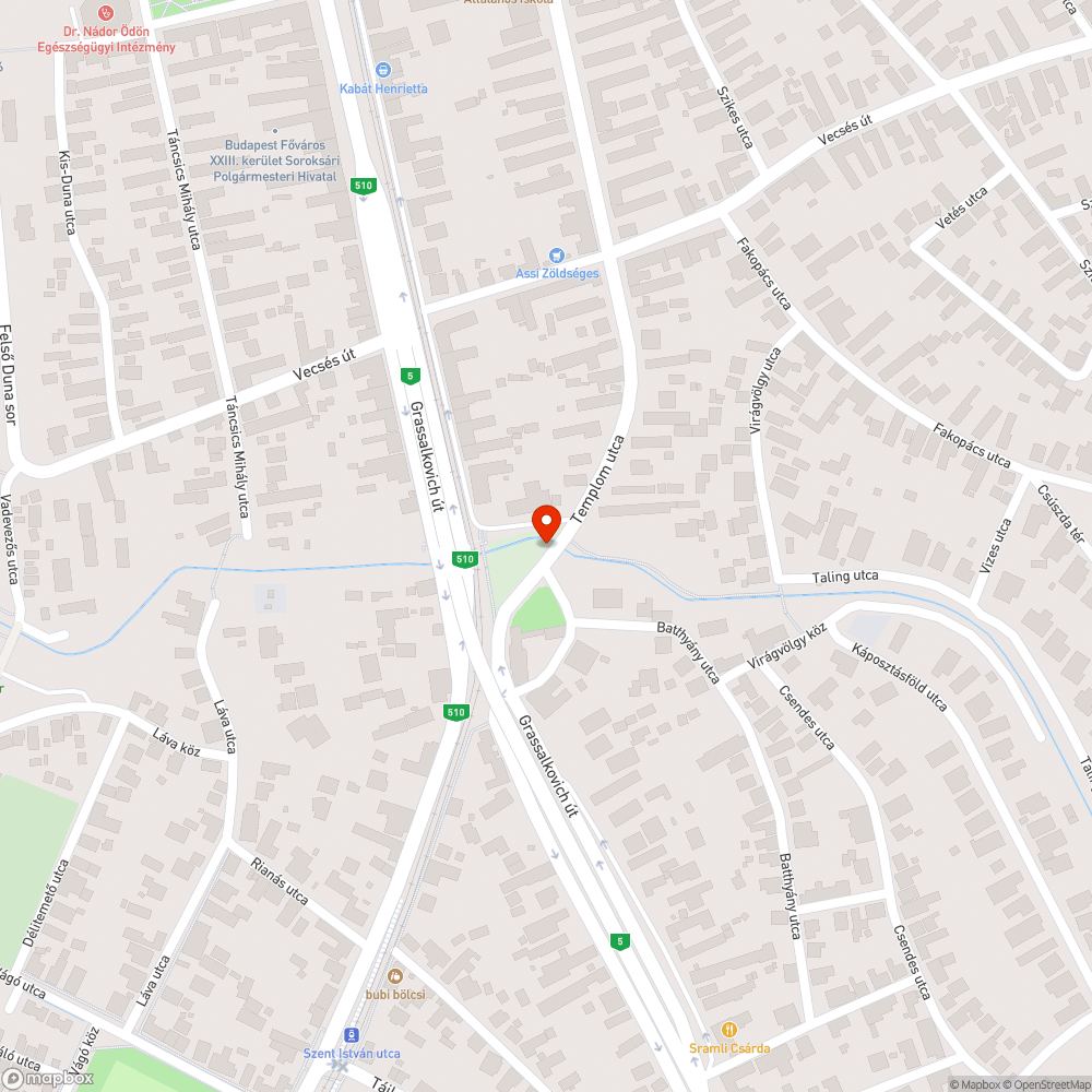 Gazos útszéle/járda bejelentés helye