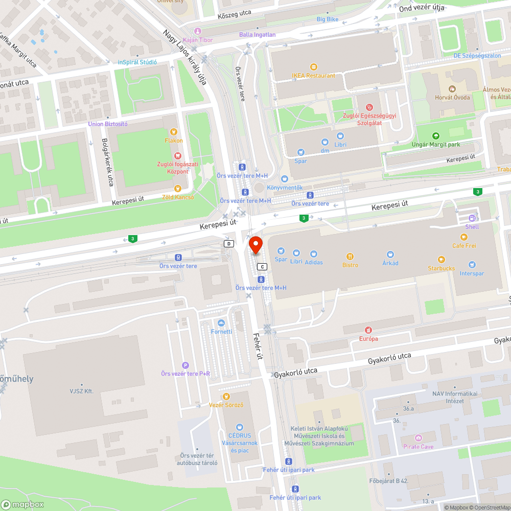 Horror kuka bejelentés helye