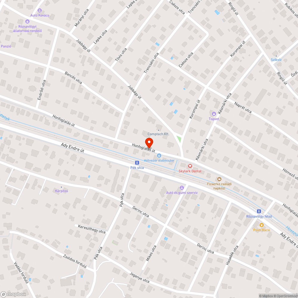 Megsüllyedt fedlap bejelentés helye