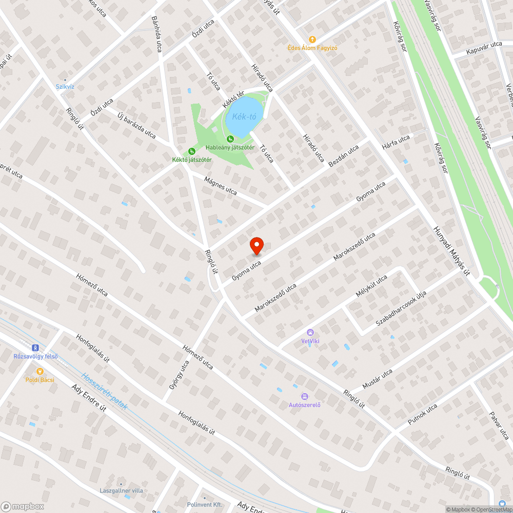 Rozsdás közműszekrény bejelentés helye