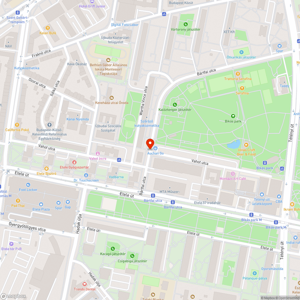 Gyalogátkelő hiánya bejelentés helye