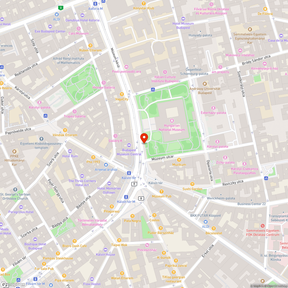 Kálvin tér M3 metrópótló megálló teli szemetes bejelentés helye