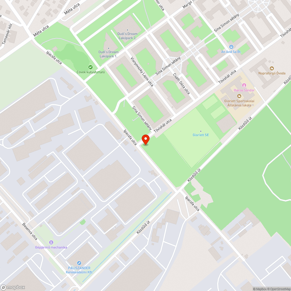 Szemétkupac az Ipacsfa - Tövishát sarkon. bejelentés helye