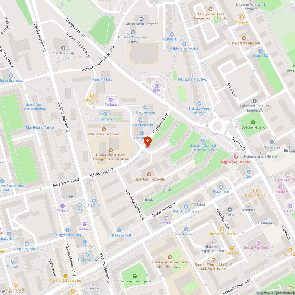 Szabálytalan parkolás bejelentés helye