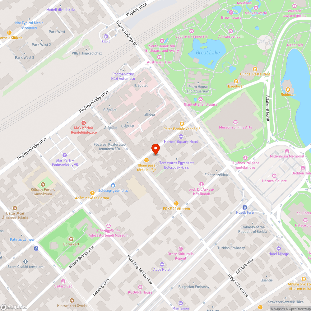 Hiányos közmű fedél bejelentés helye