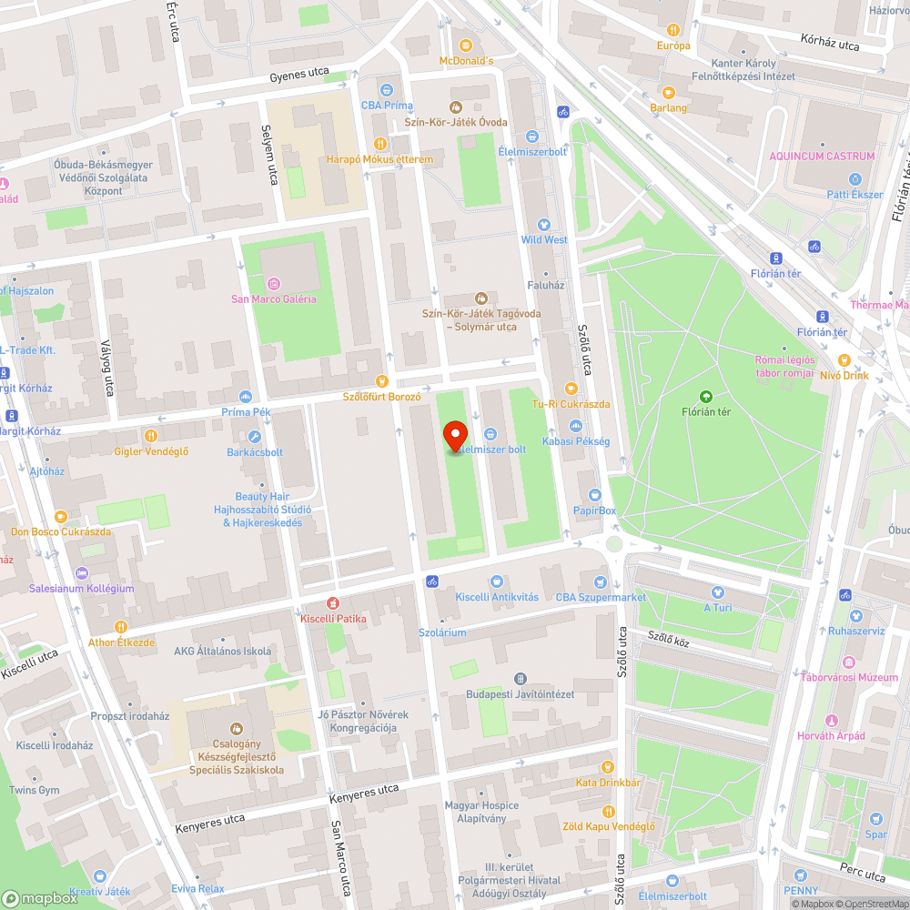 Faágról lelógó üvegek bejelentés helye