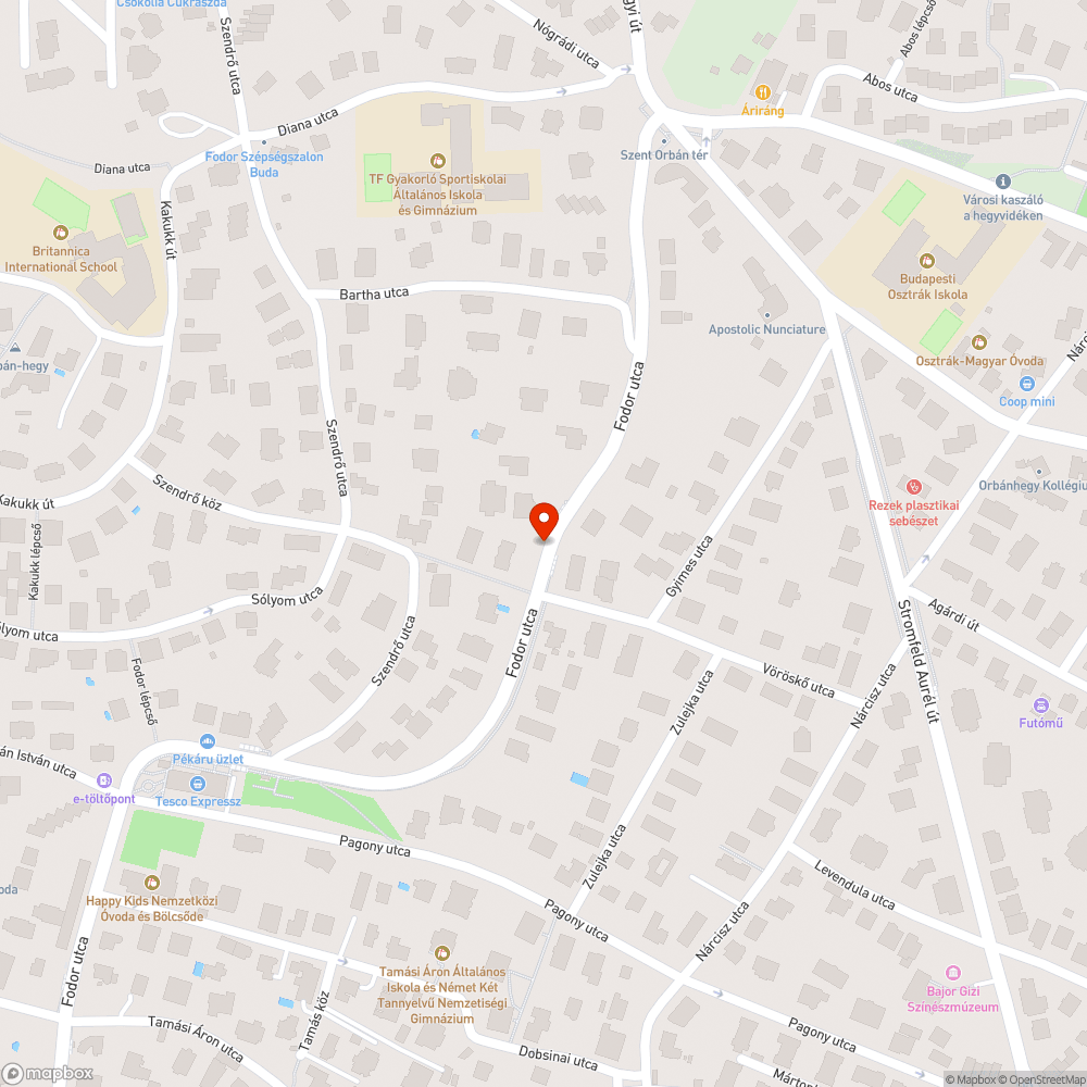 Beparkolt BKK buszmegálló bejelentés helye