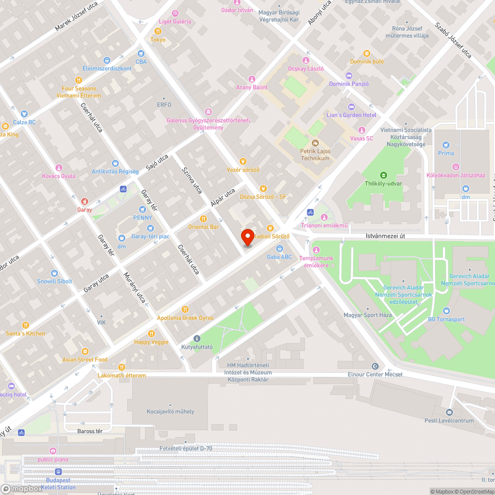 matrac és neoncső bejelentés helye