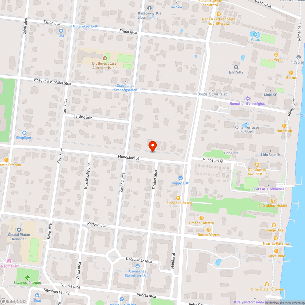 Hatástalan utcai világítás Monostori úton bejelentés helye