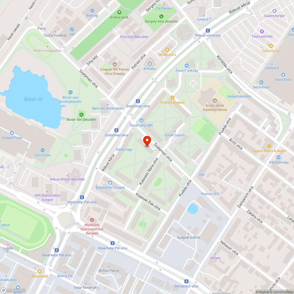 Ház elé összehordott szemét bejelentés helye