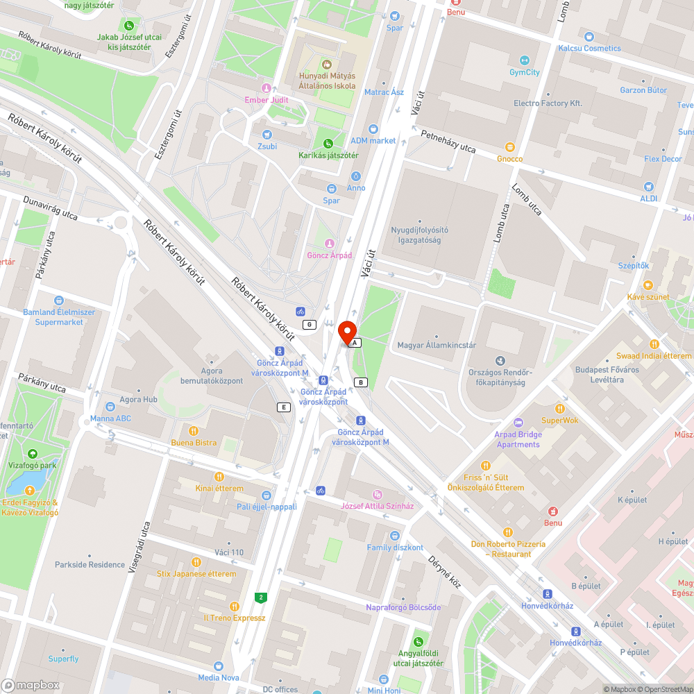 Csőkorlát bejelentés helye