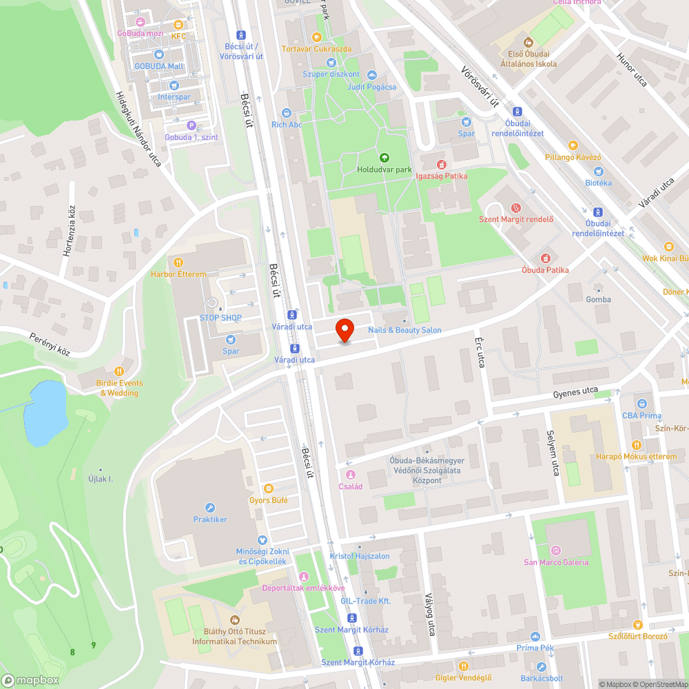 Járda fölé belógó lombok bejelentés helye