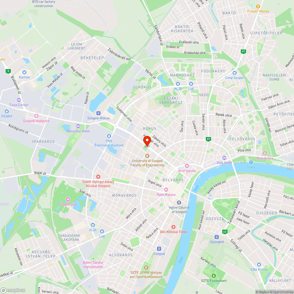 Magányos hirdető oszlop bejelentés helye