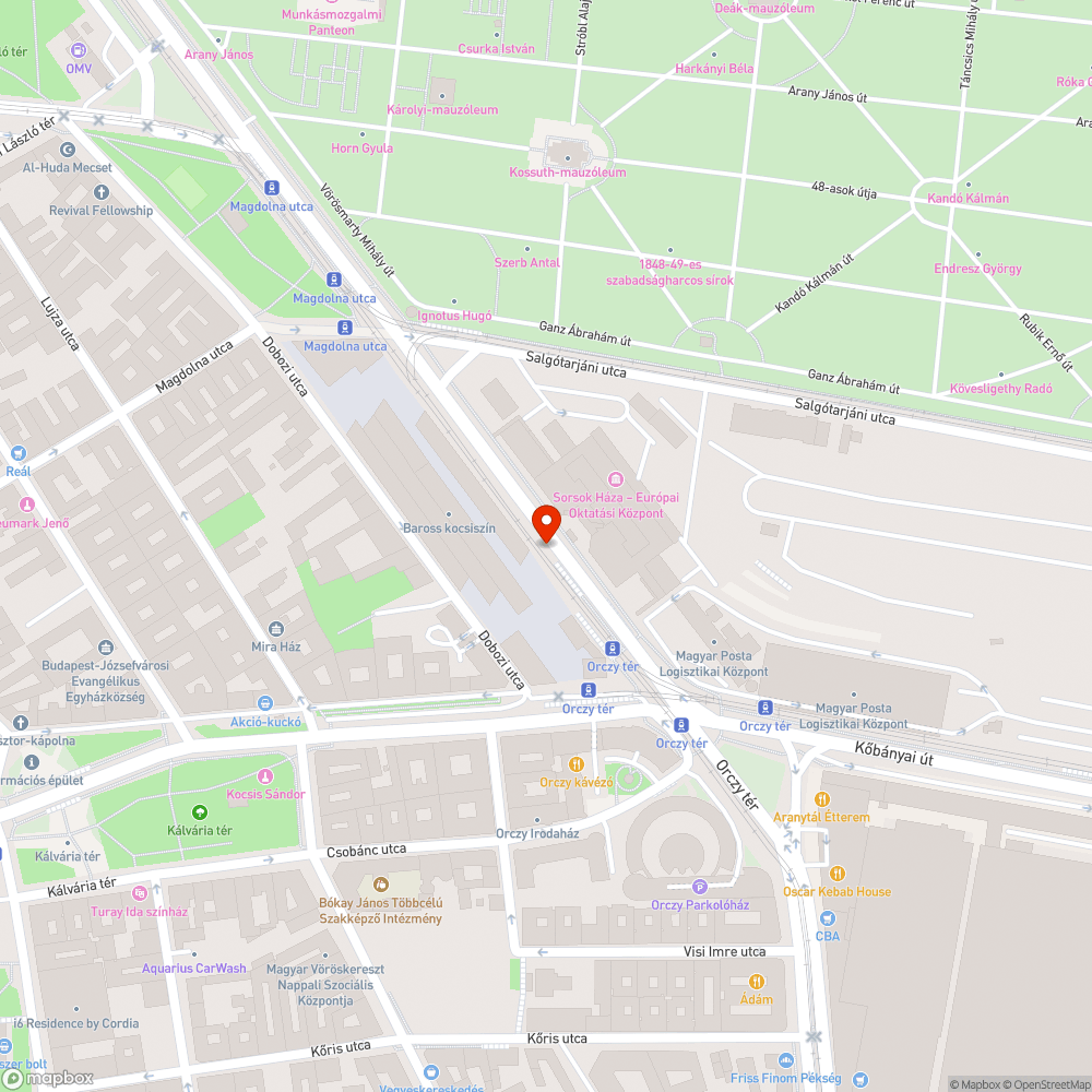 Szemetes villamospálya bejelentés helye