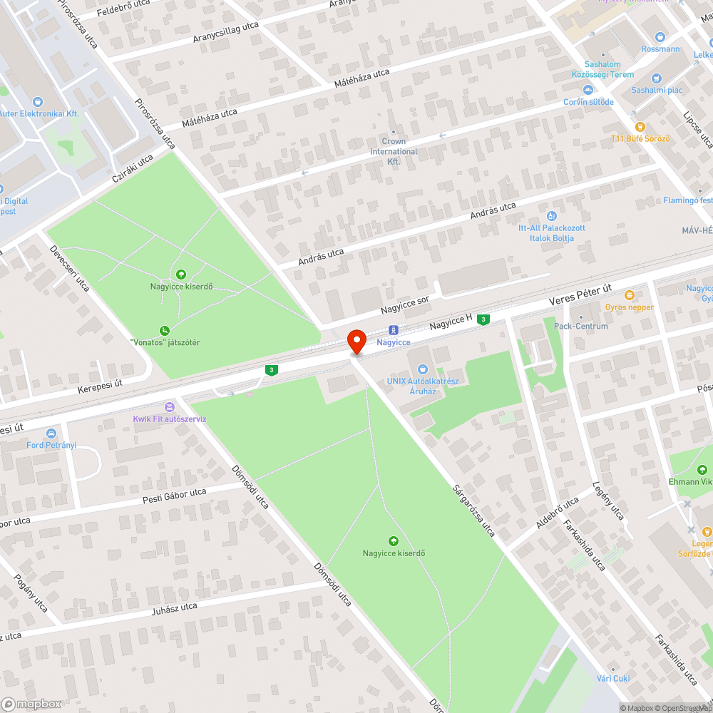 Kint felejtett tábla bejelentés helye