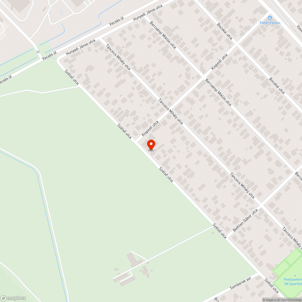 Zajvédőfal teljes hiánya bejelentés helye