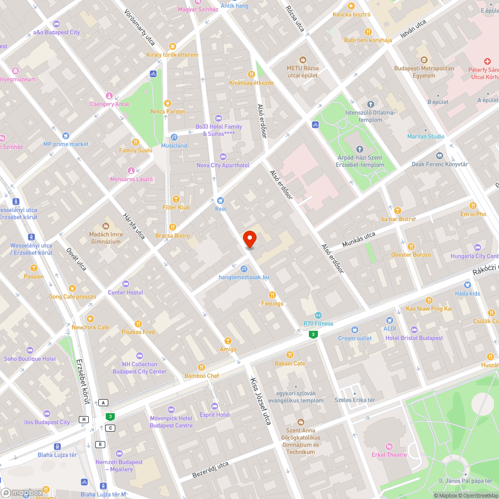 Sérült közműfedlap bejelentés helye