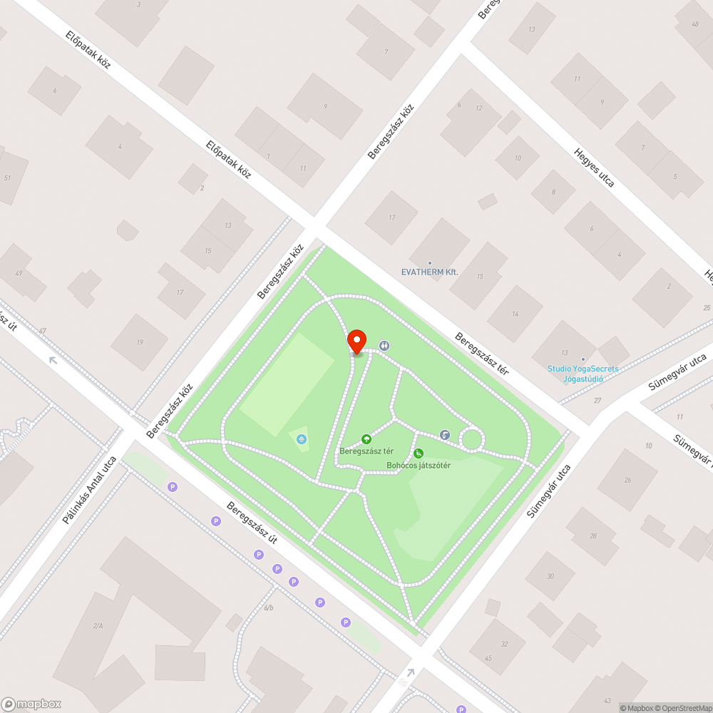 Bohócos játszótér széteső pad bejelentés helye