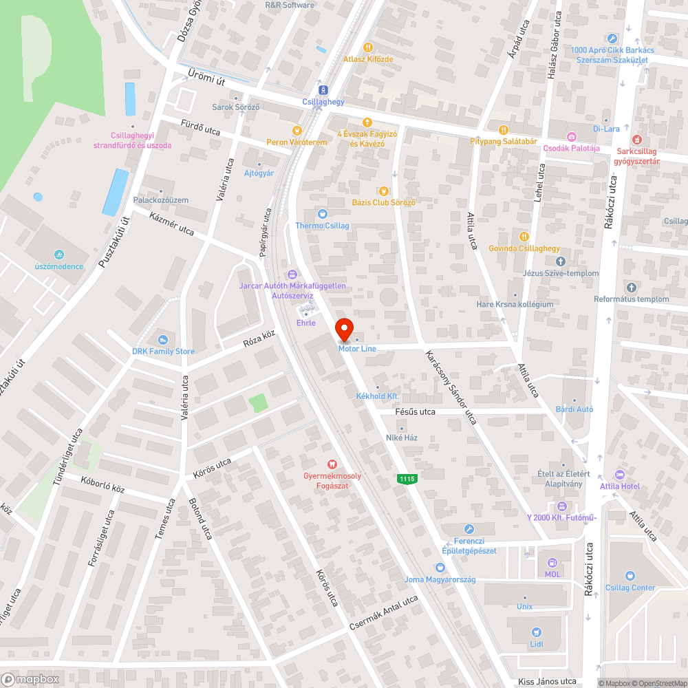 Beomlásveszélyes alámosás bejelentés helye