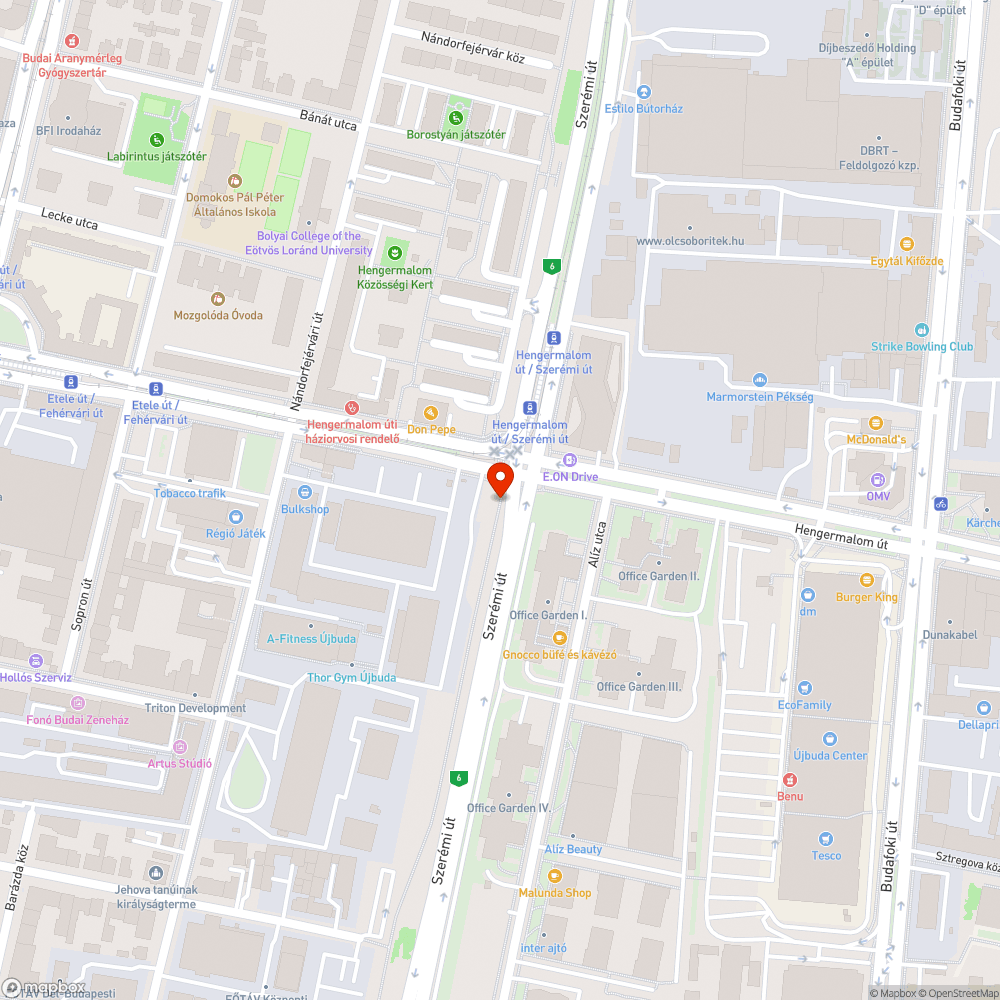 Bálványfák bejelentés helye