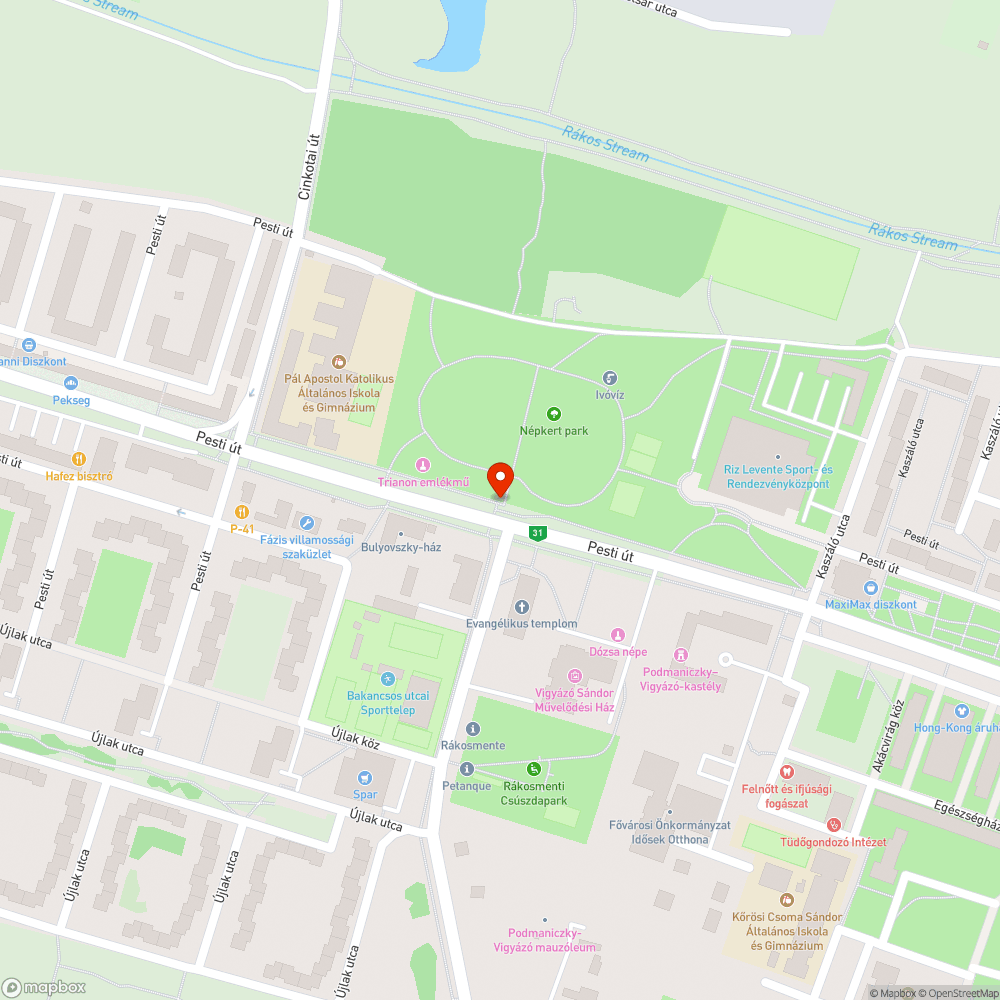 Besüllyedt az úttest bejelentés helye