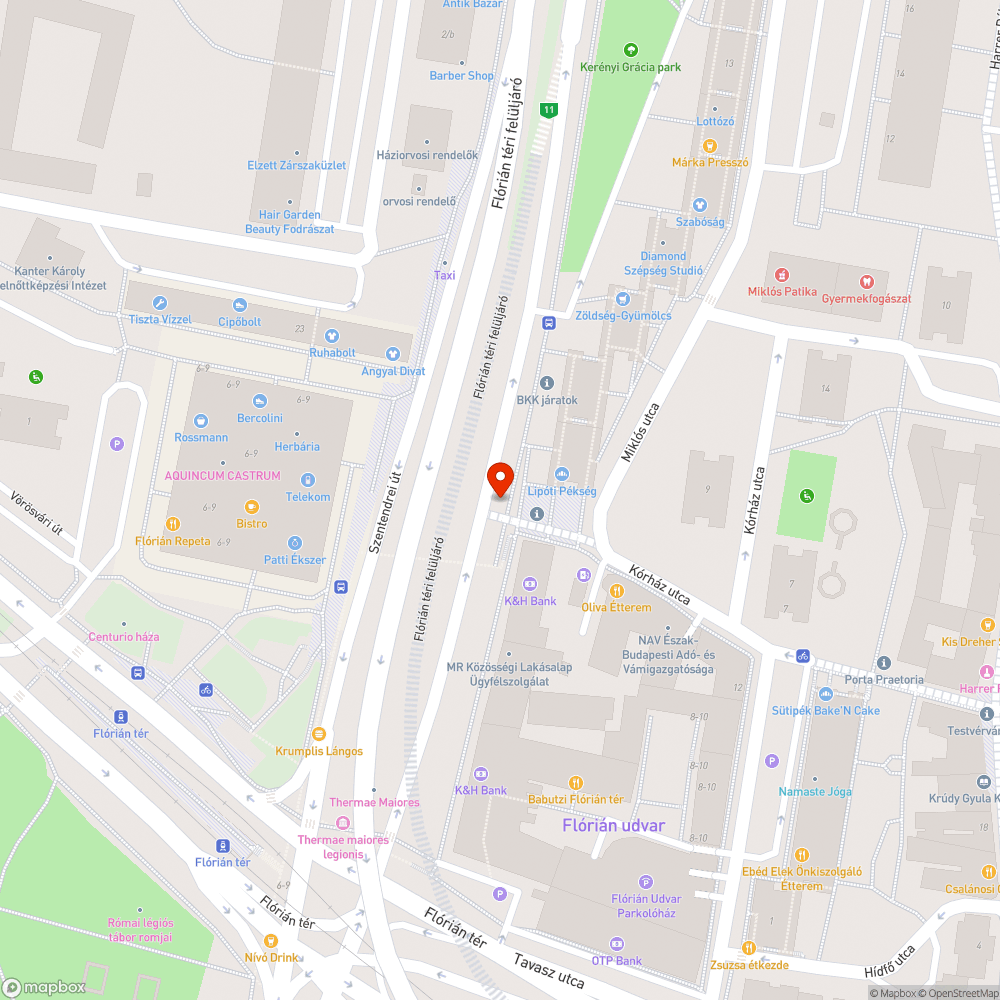 Graffiti bejelentés helye