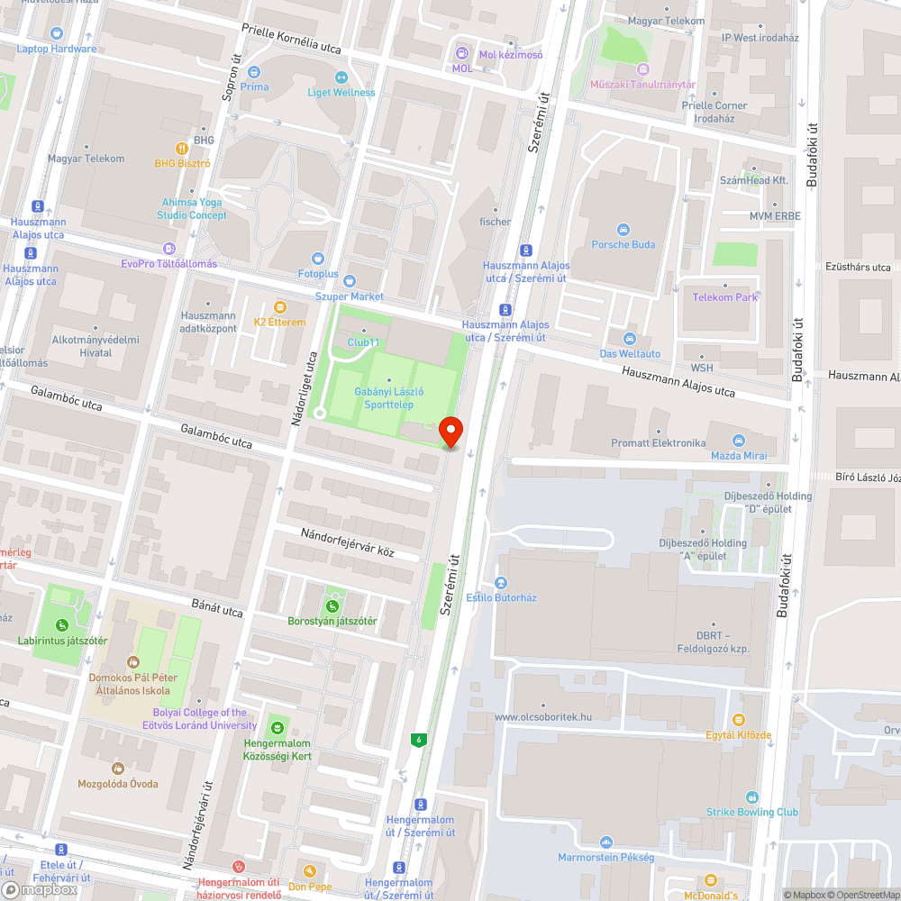 dzsumbuj bejelentés helye