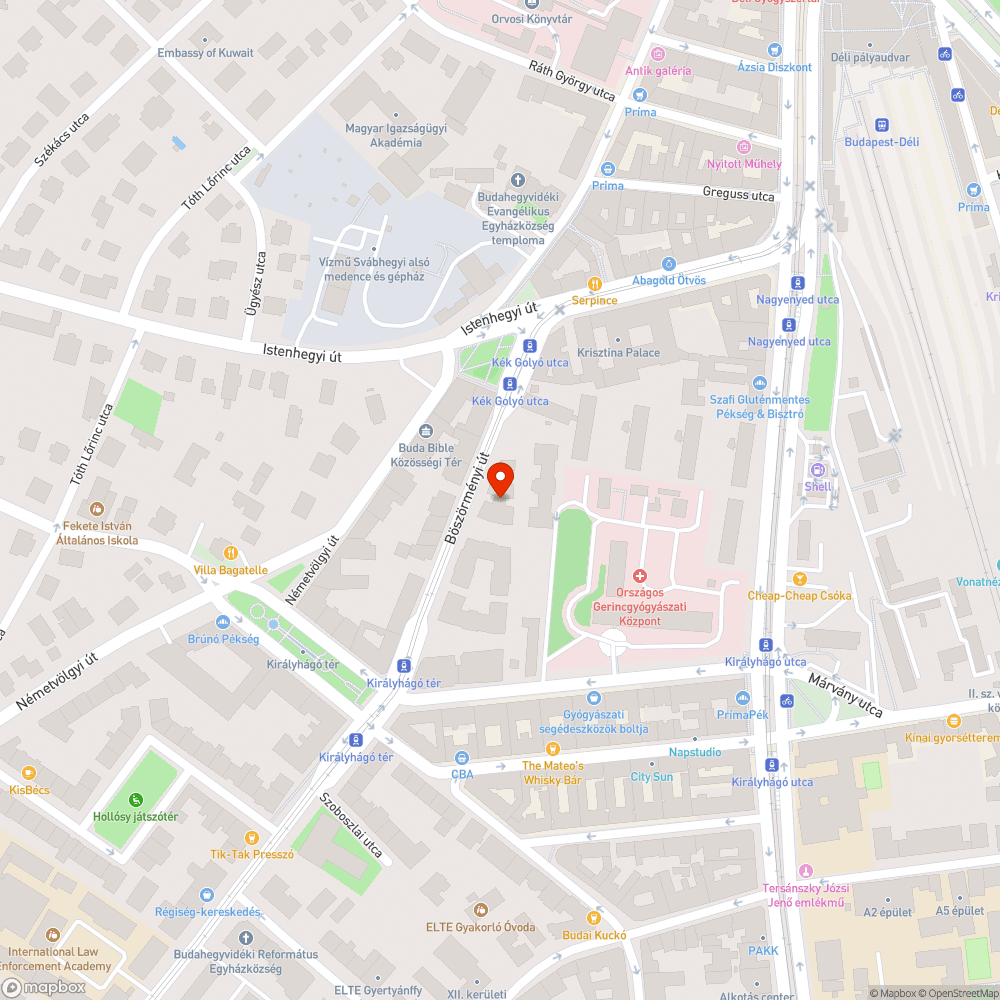 autógumi bejelentés helye