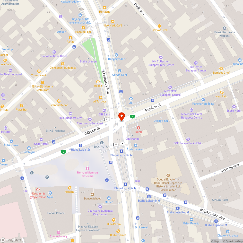 Nem visszafestett kerékpársáv a Blahán bejelentés helye