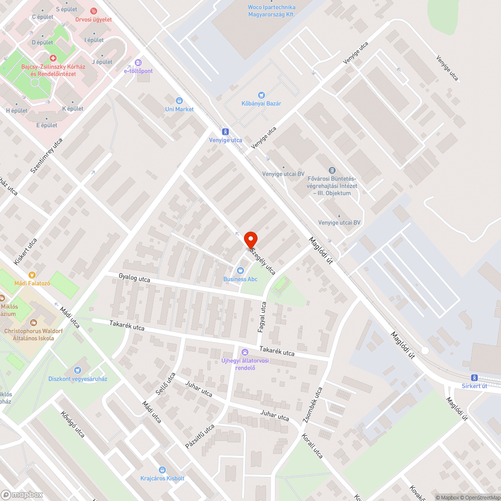 Szemétkupac bejelentés helye