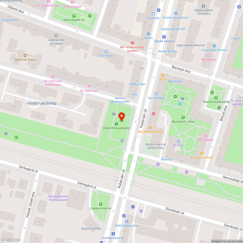 Balesetveszélyes elemek játszótéren bejelentés helye