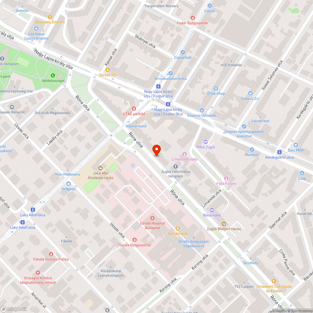 Kiszáradt fa bejelentés helye