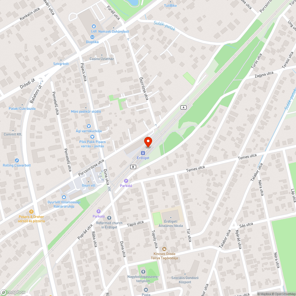 Nagyméretű graffiti az érdligeti vasútállomáson bejelentés helye