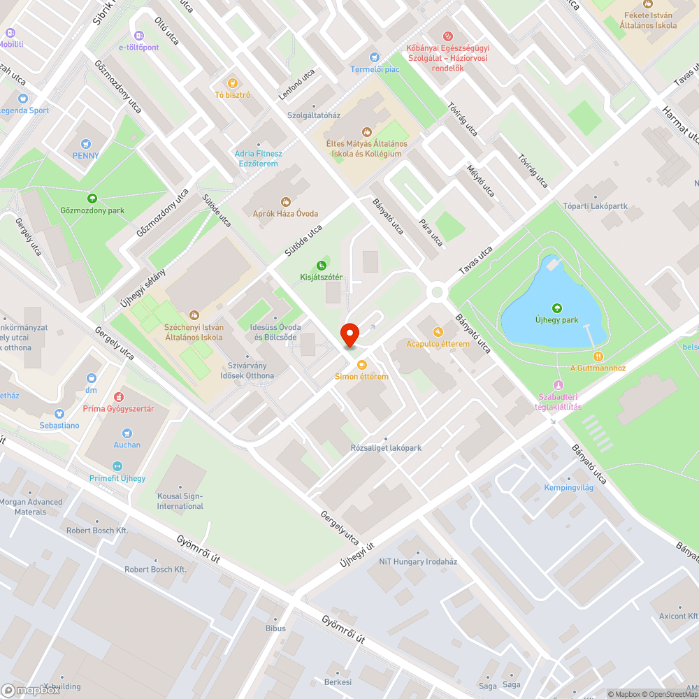 Elfordult tábla a kijáratánál bejelentés helye