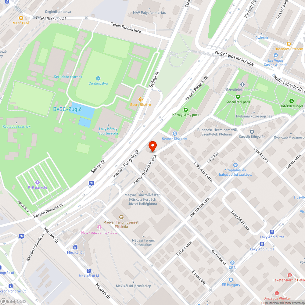 Ott felejtett járdabontás bejelentés helye