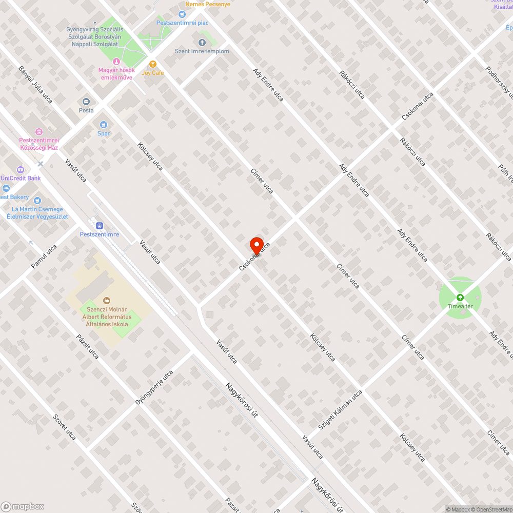 Darázs fészek bejelentés helye