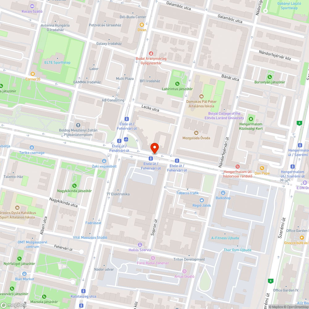 Kerékpársávra és zebra elé lógó sövény bejelentés helye