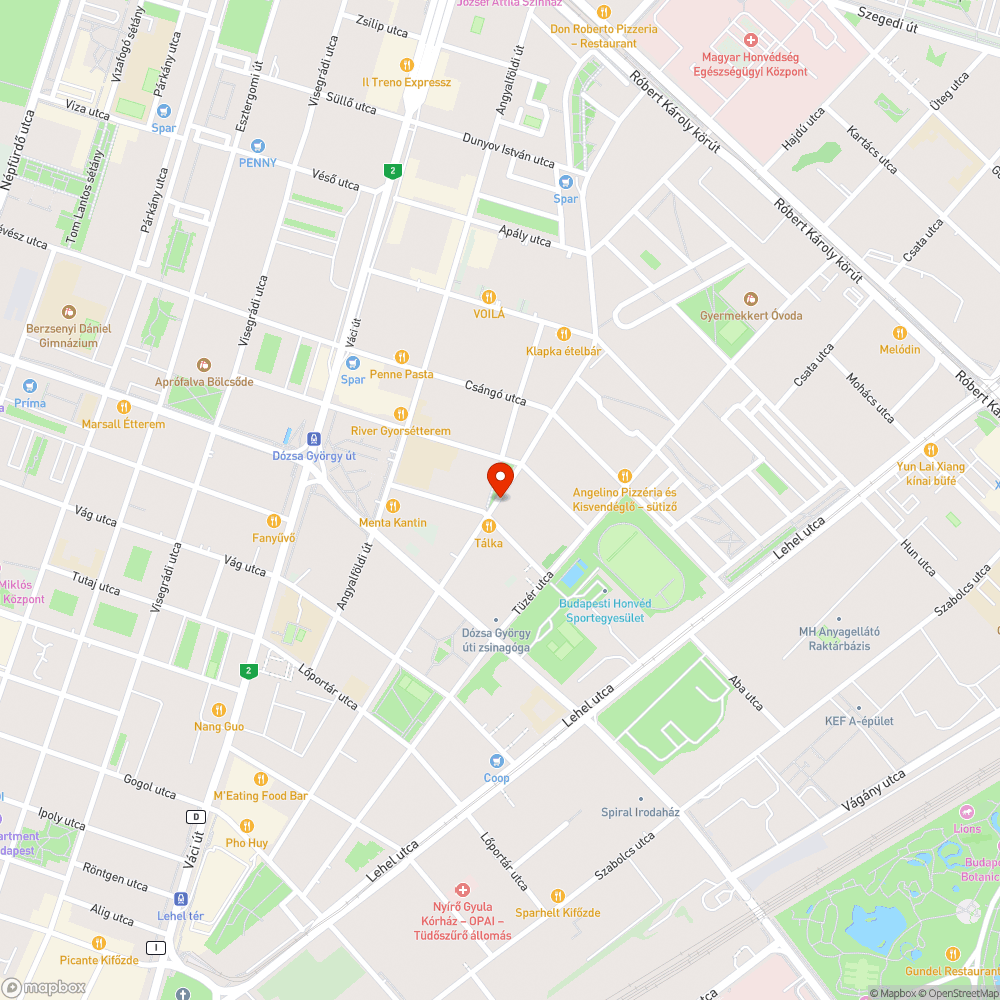 Kassák Lajos utca 45. egy zsák szemét bejelentés helye