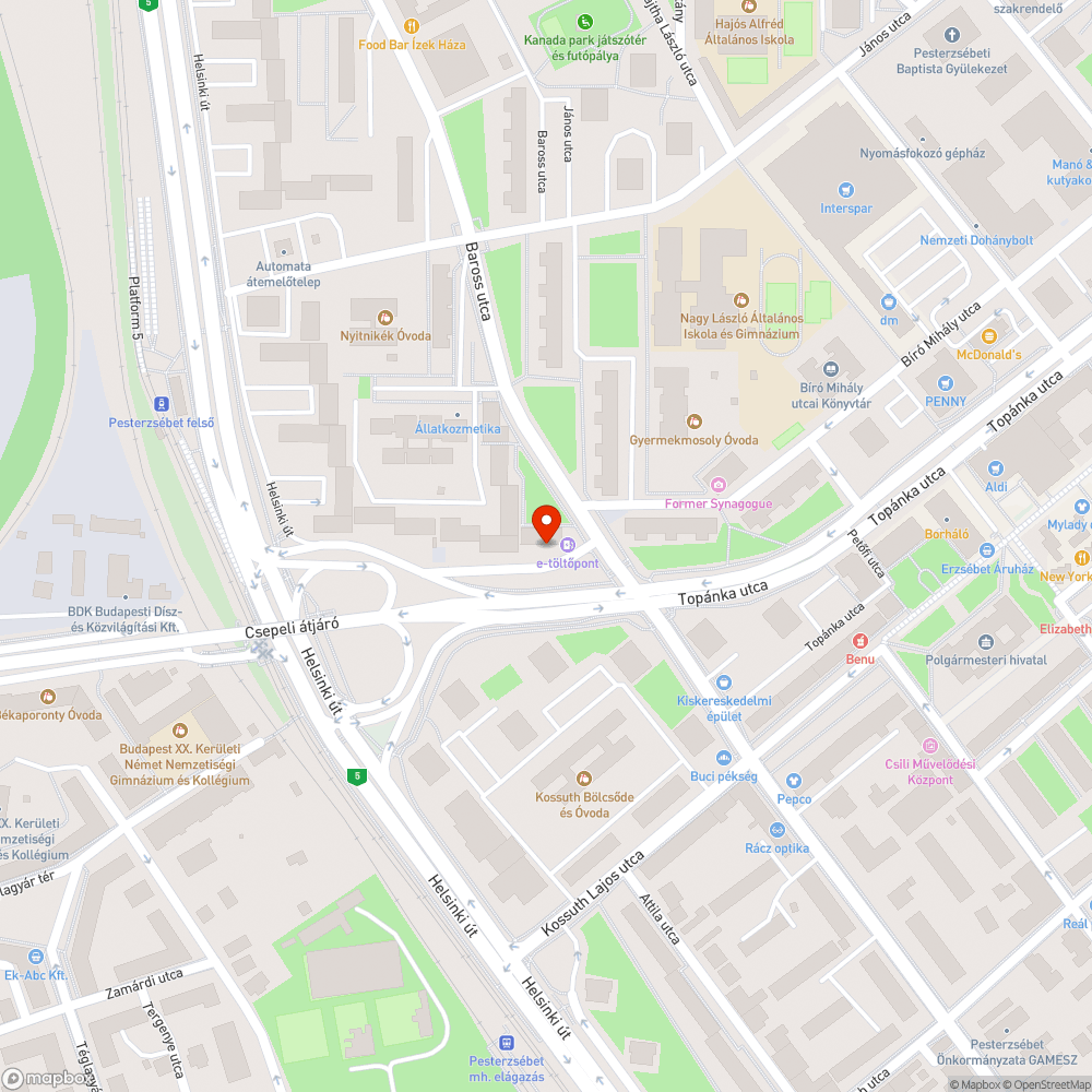 Katasztrófális járat bejelentés helye