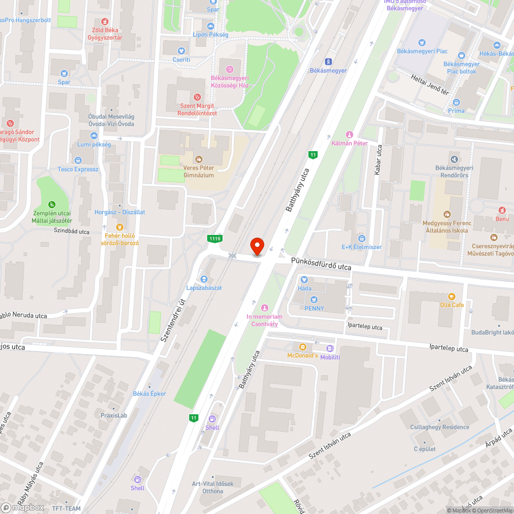 Forgalomfigyelő szenzor lenne szükséges bejelentés helye