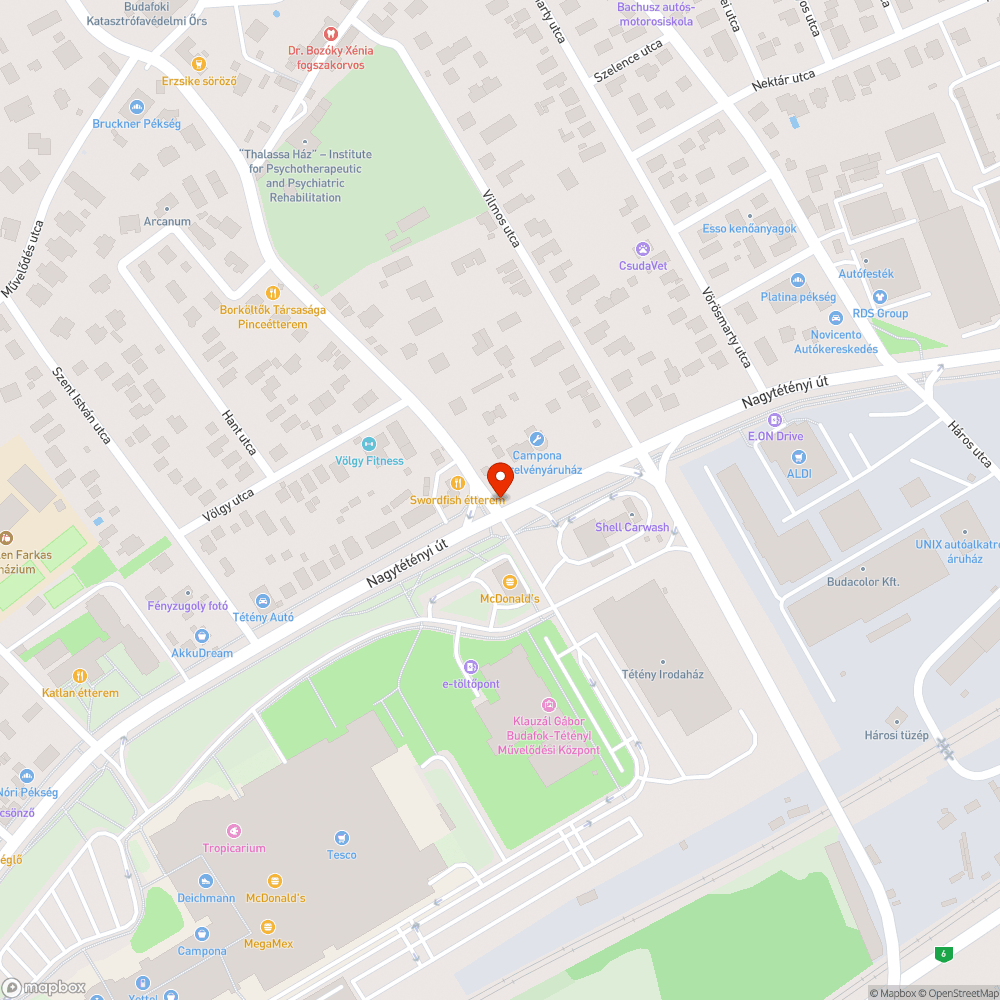 Láthatatlan gyalogátkelő bejelentés helye