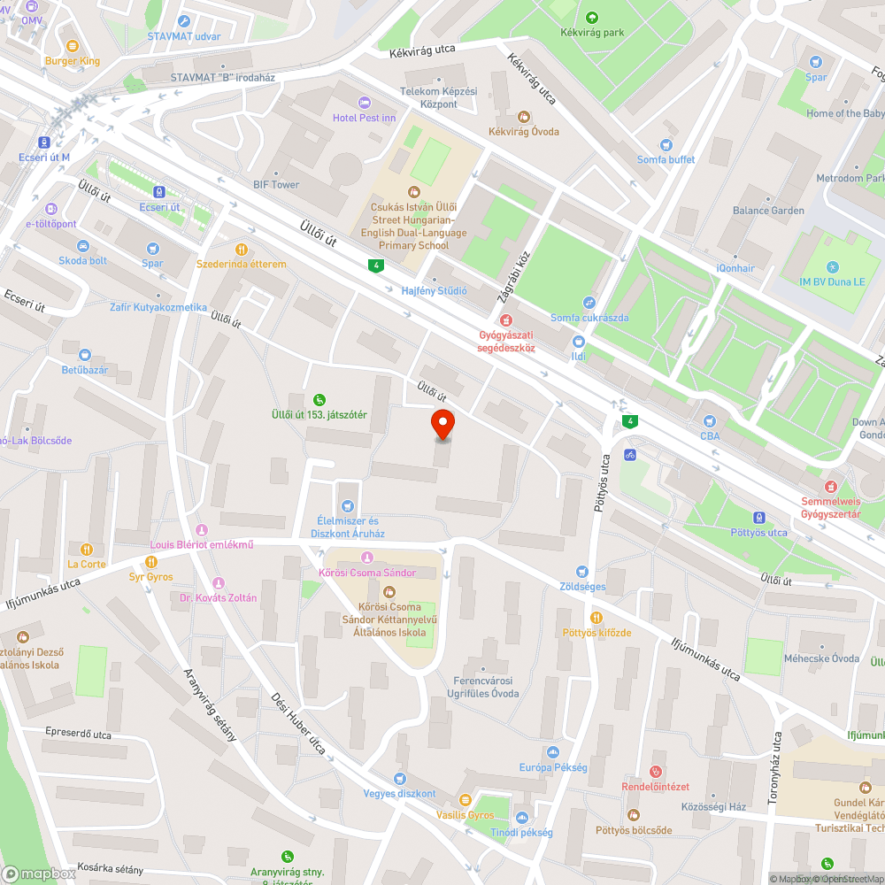 roncs autó bejelentés helye