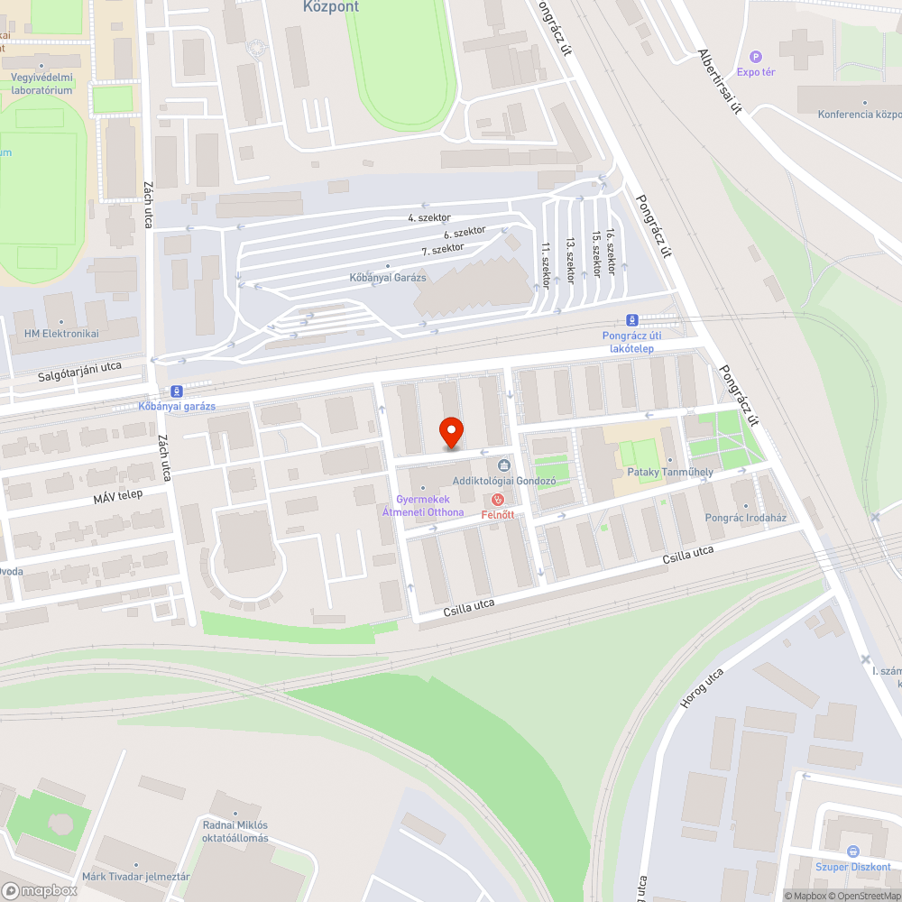 Óriásdarázs fészek bejelentés helye