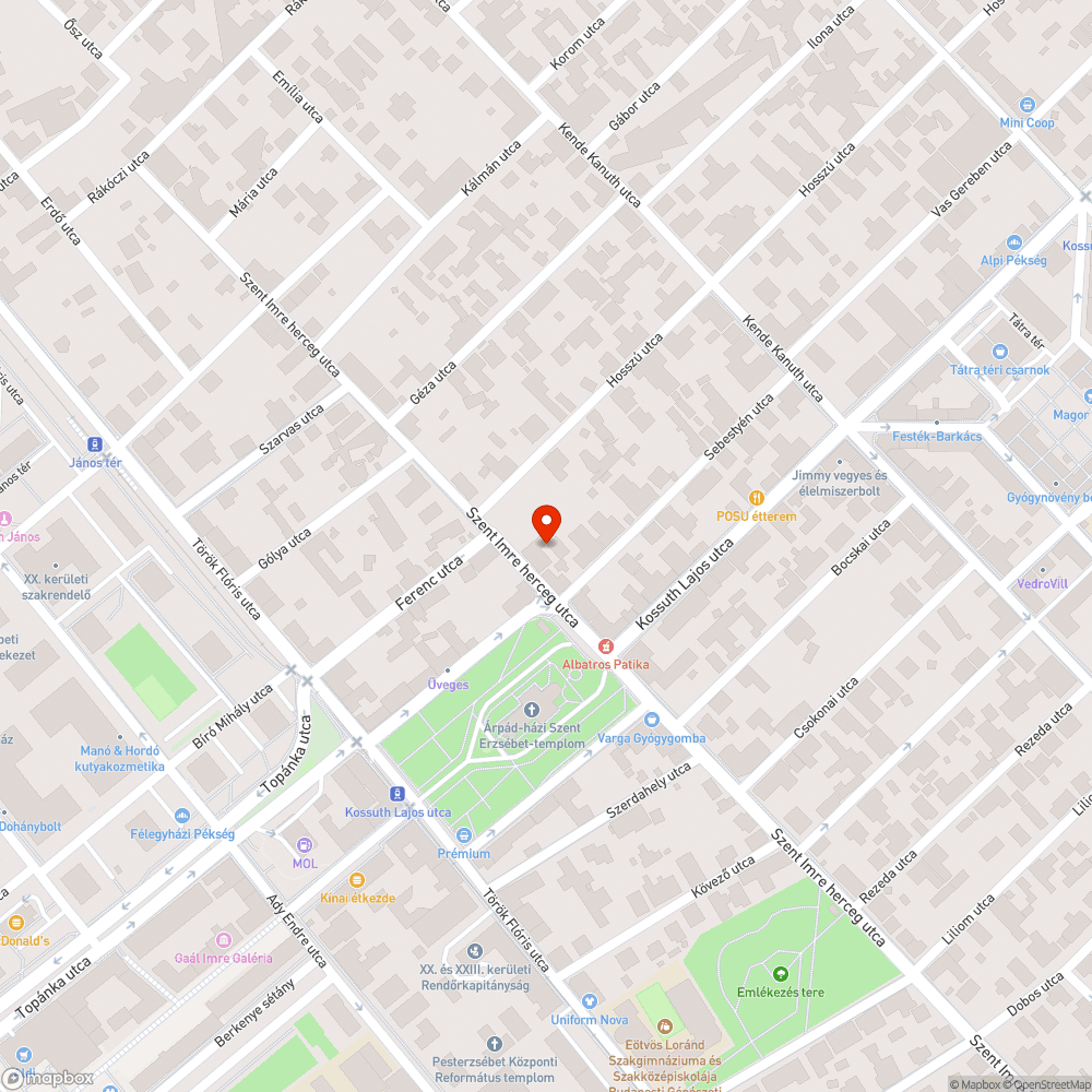 Az eperfa eltakarja táblát bejelentés helye